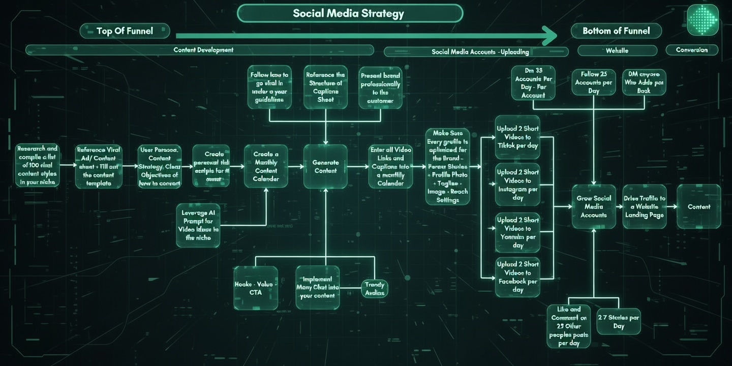 Viral Content System — 700K Follower Network